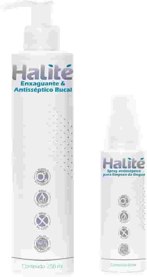 Enxaguante Bucal + Spray para Mau Hálito Halité