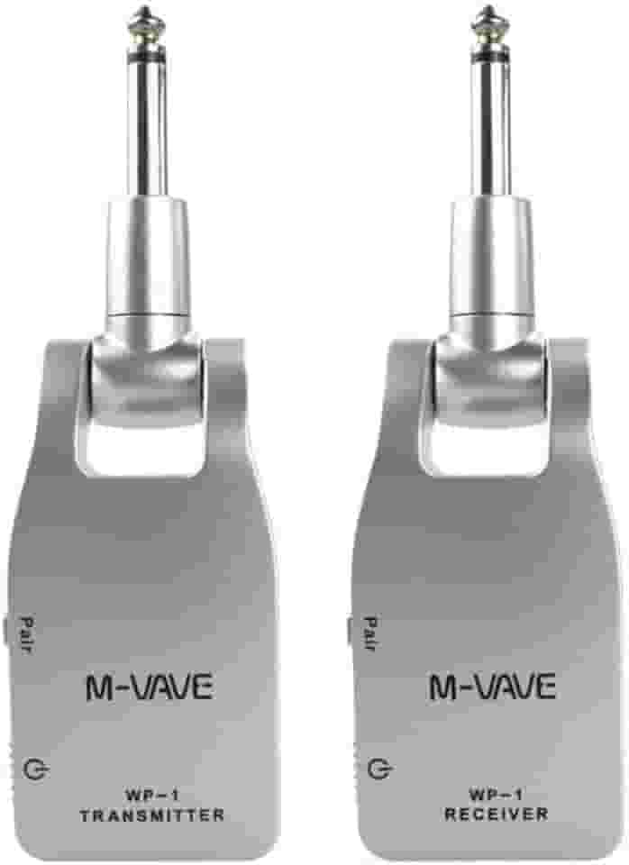 M-VAVE VEDO Sistema de guitarra sem fio – Transmissor-receptor de guitarra avançado com tecnologia sem fio 2.4G para aprimorar sua performance musical cabos Distância transmissão sem fio 30 metros