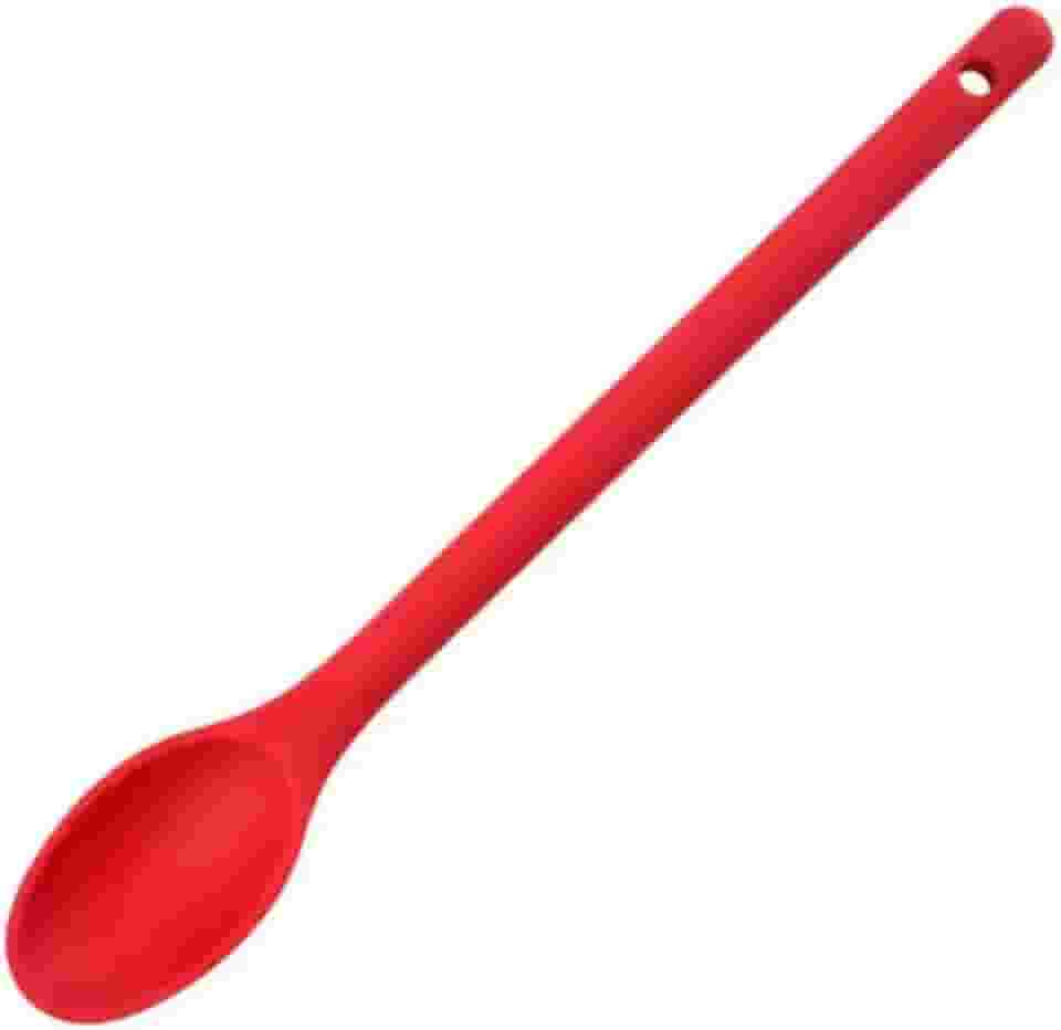 Colher Multiuso de Plástico 30cm Resistente para Cozinha, Cores Sortidas Conforme Estoque Disponível