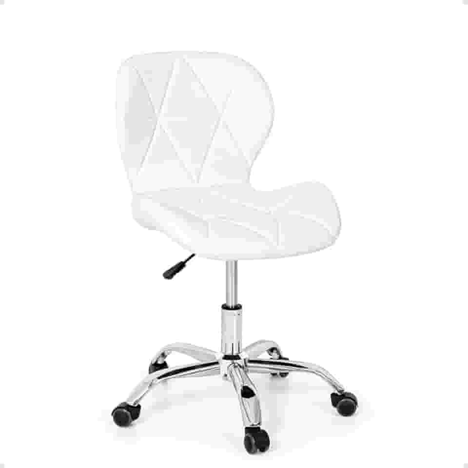 Cadeira Office Eiffel Slim Base Giratória (Branco)