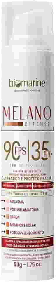 Melano Defense Clareador e Protetor Facial Fps90 Biomarine