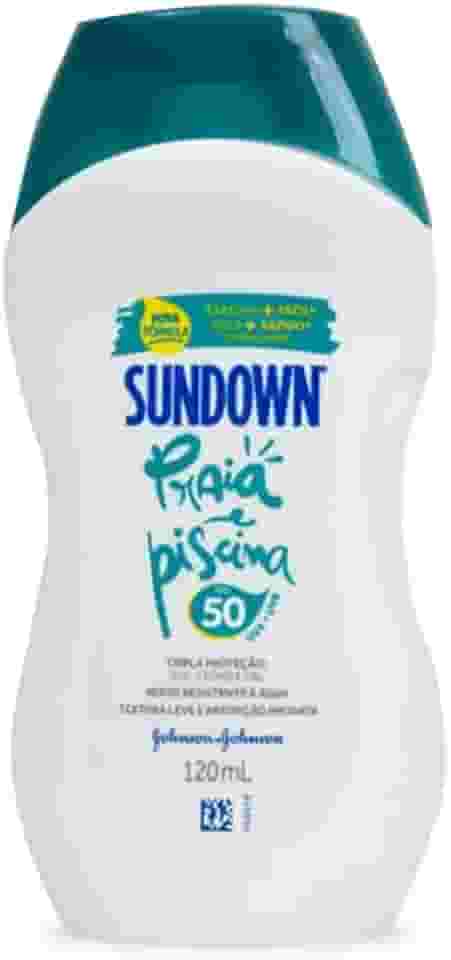Sundown Protetor Solar Corpo e Rosto Praia e Piscina FPS 50,120ml