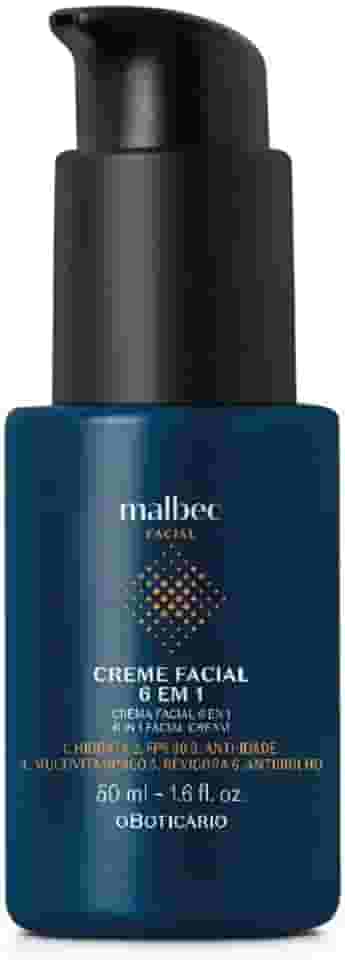 Malbec Club Creme Hidratante Facial Homem Anti-Idade 30 FPS 50ml