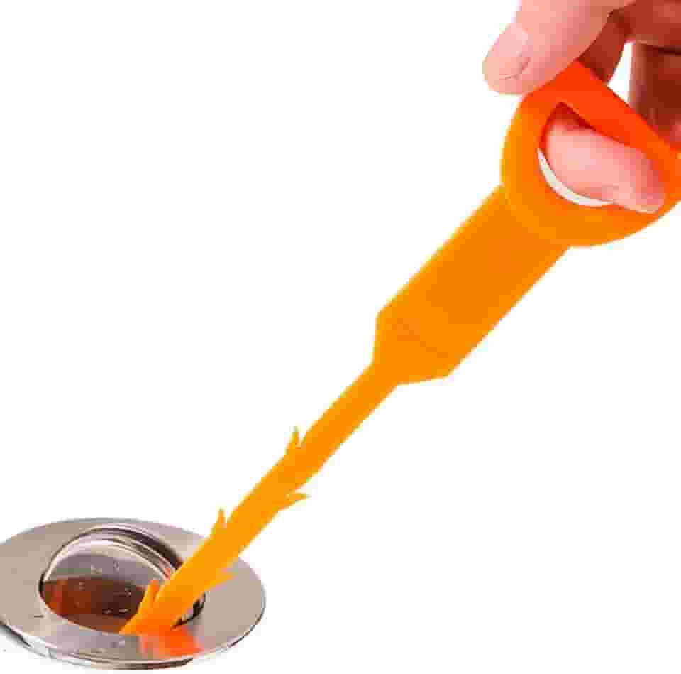 Desentupidor Flexível para Ralo – Coletor de Cabelos para Pia e Ralos (Cores Sortidas)