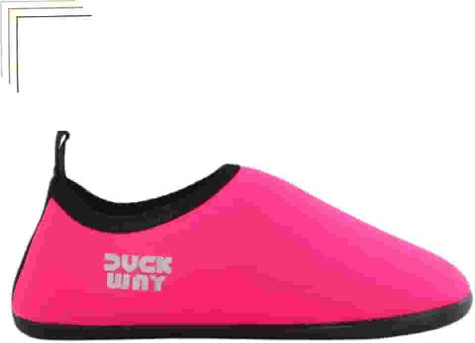 Sapatinha Tenis Infantil Antiderrapente Praia Piscina Duck Way (17/18, Rosa)