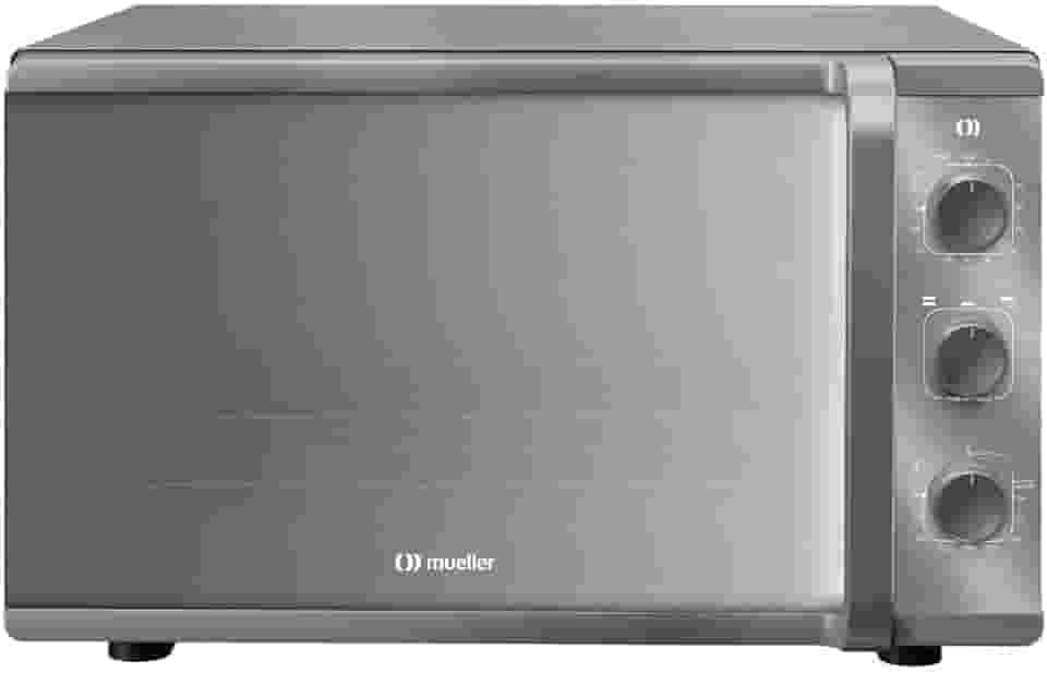 Forno Elétrico de bancada Mueller Espelhado 50 litros e 3 Modos de Assar MFB50K 127V