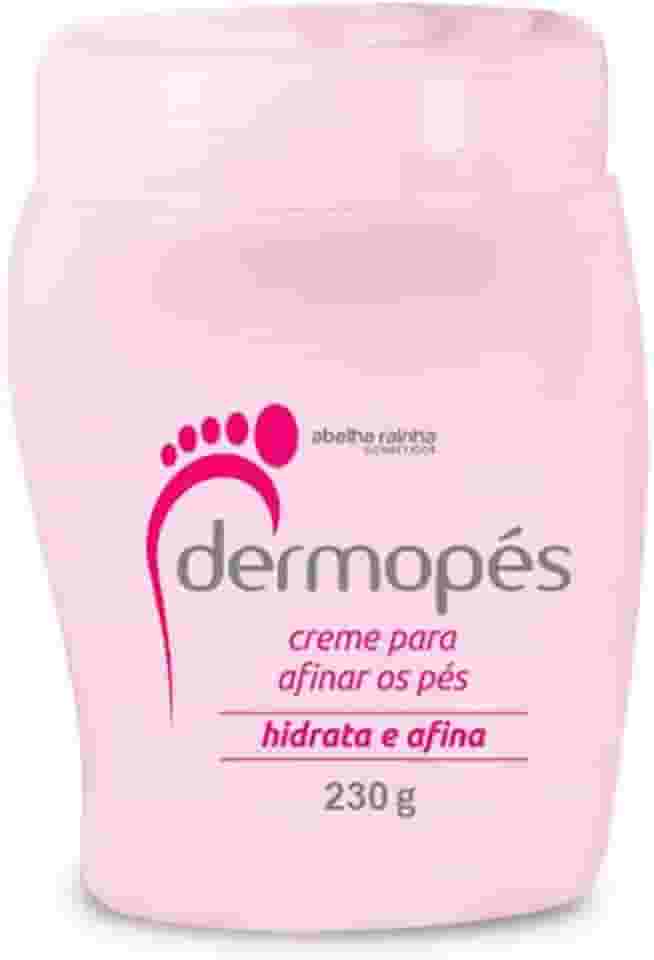 Creme Para Afinar Os Pés Hidrata e Afina Dermopés Abelha Rainha 230g