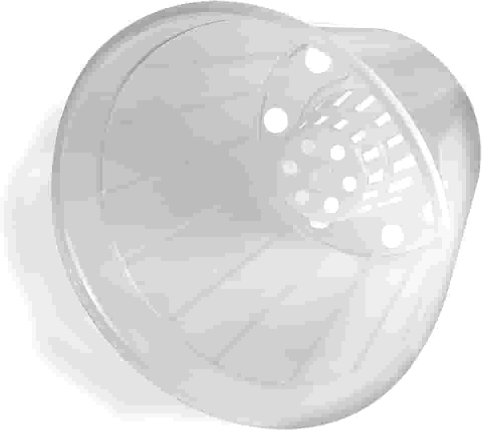 Vaso Pote 15 Transparente Orquidea Cone Plastico 10 Und