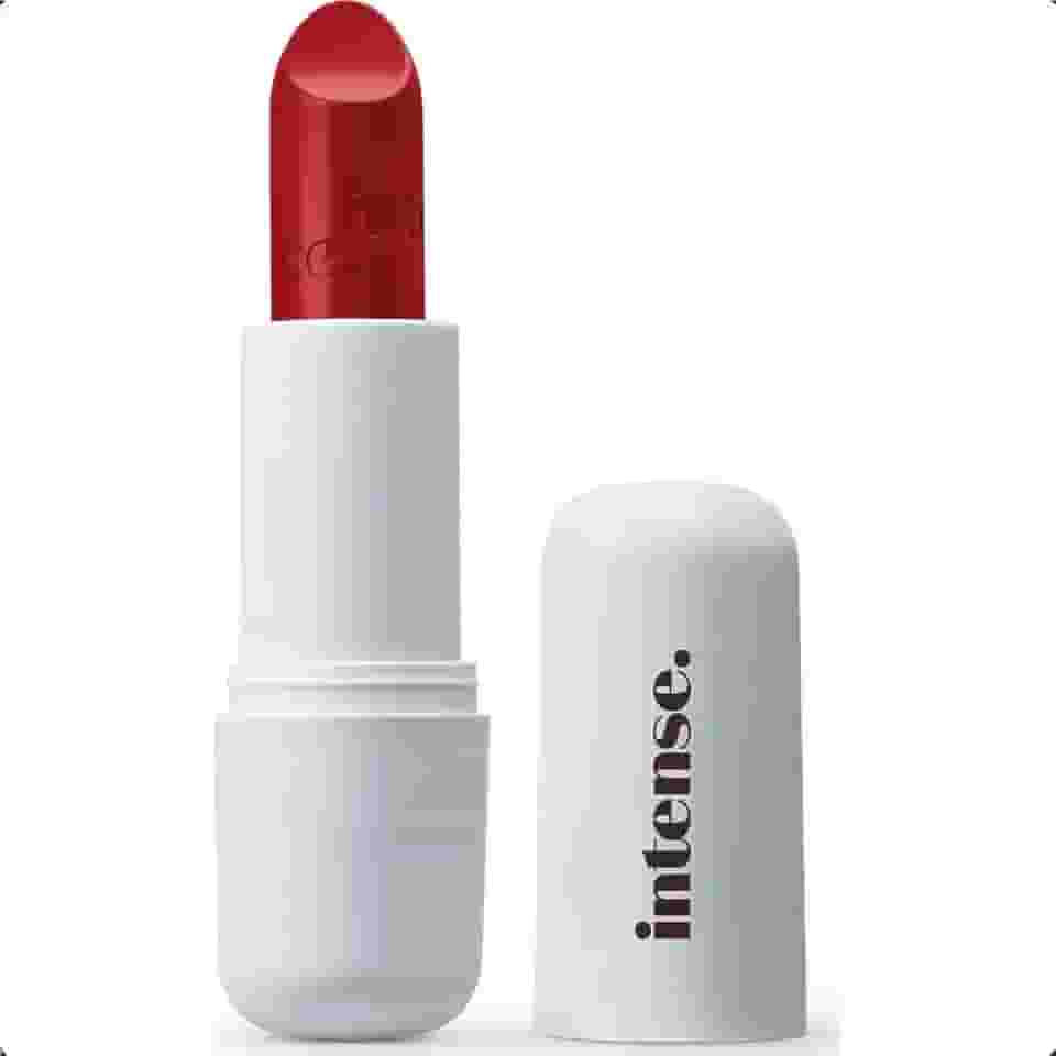 O Boticário Batom Cremoso Intense, Vermelho 310 Intenso, 3,8g, Vegano, Alta Cobertura