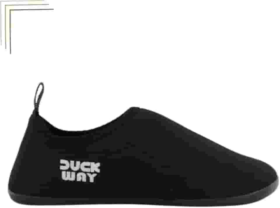 Sapatinha Tenis Infantil Antiderrapente Praia Piscina Duck Way (19/20, Preto)
