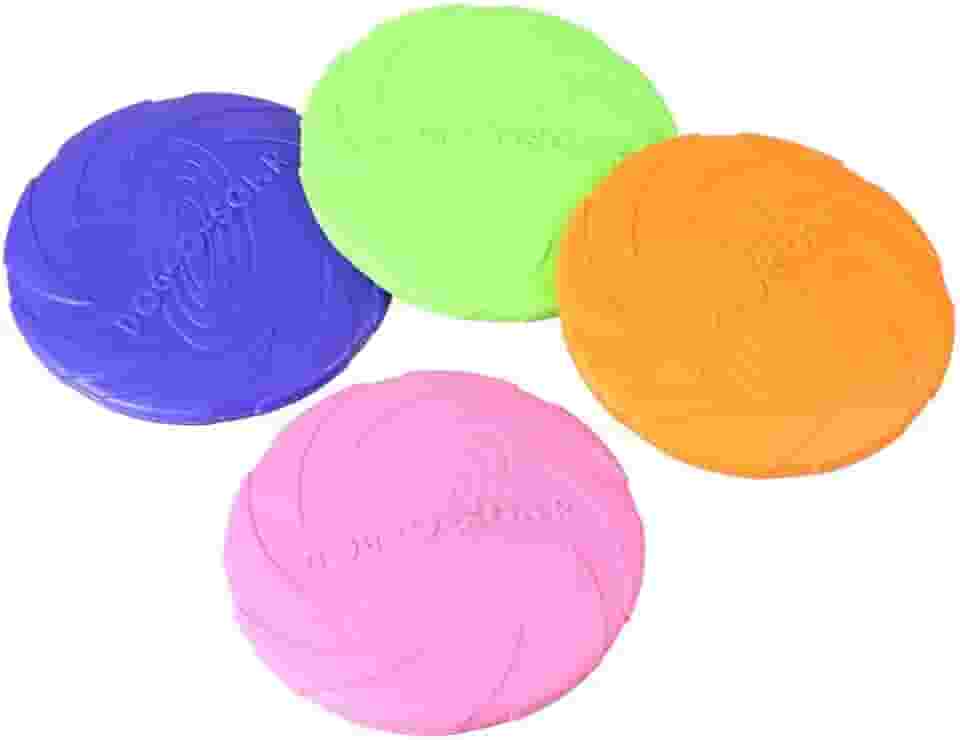 BRINQUEDO FRISBEE EM BORRACHA CORES SORTIDAS Ø15CM - CM60