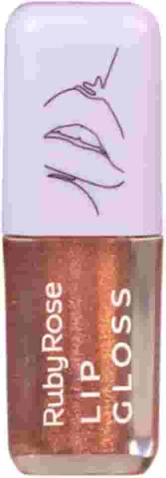 Ruby Rose Lip Gloss Brilhante Bonfire, 4,5g, HB82345N