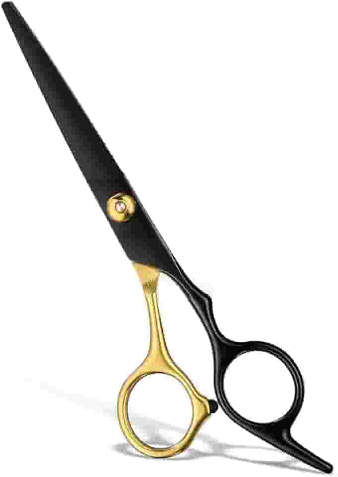 1 tesoura de barbeiro profissional - tesoura de corte de cabelo para homens e mulheres - perfeita para cortar e aparar o cabelo