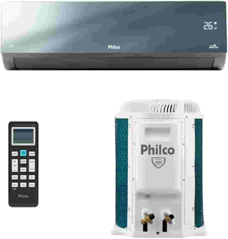 Ar Condicionado Split Inverter Philco Espelhado 18000 Btus Quente e Frio Pac18000iqfm15e 220v