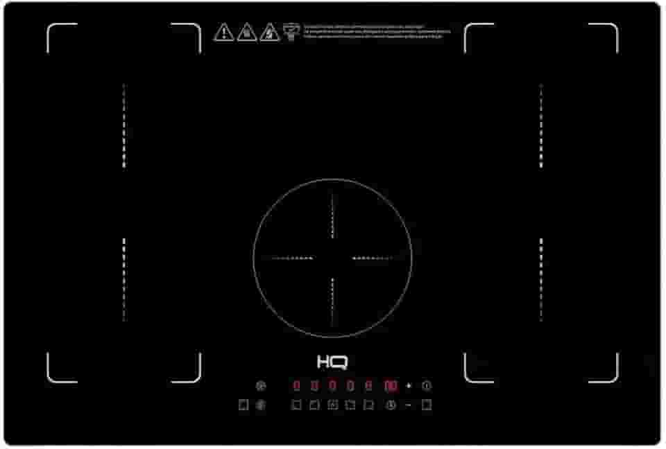 Cooktop De Indução HQ 5 Bocas Painel Touch Free Zone Preto 9000W HQ-IDE9005FZ 220V