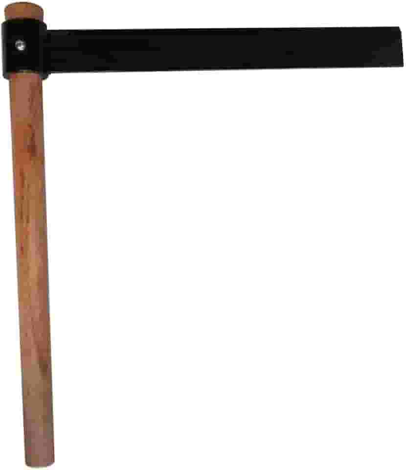 Carmyra Ferramenta Shingle Froe E Machado De Acendimento Para Rachar Lenha, Lâmina Forjada Premium 15 Pol. Com Cabo Madeira 18 Pol.,