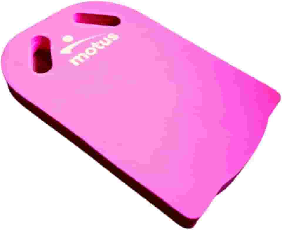 Prancha Natação Corretiva Pranchinha em Eva 02 Furos paga Pegada Hidroginastica Treino Rosa