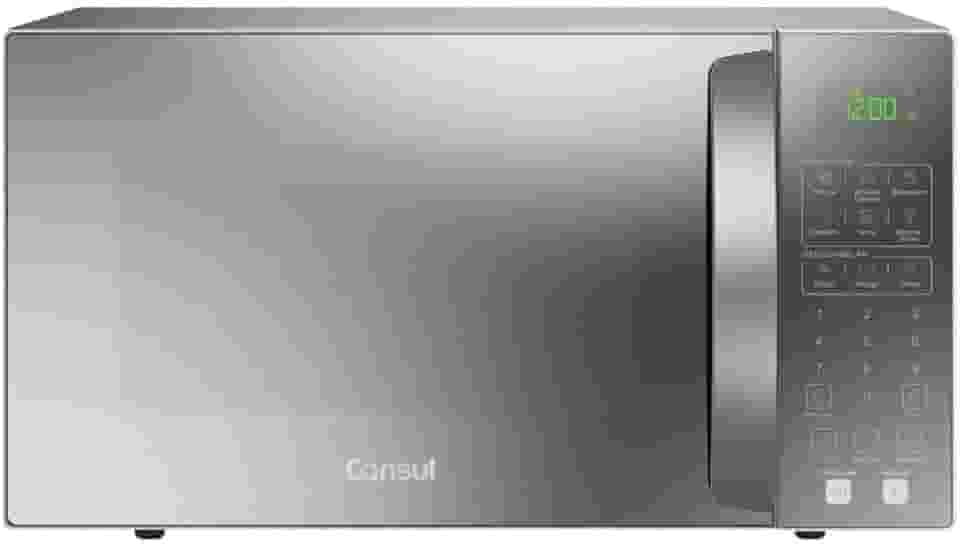 Micro-ondas Consul 32 Litros cor cinza espelhado com Menu Fácil - CMS46AR 110V