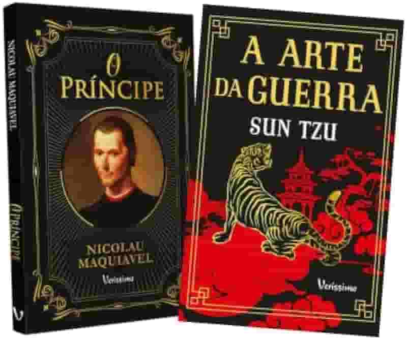 Kit de Livros Clássicos, O Príncipe de Maquiavel e A Arte da Guerra de Sun Tzu, 2 Volumes