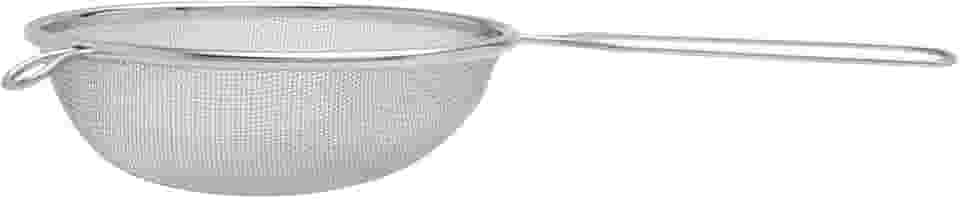 Mimo Style, Peneira em Aço Inox com Suporte para Acomodação em Panelas e Travessas — 16 cm