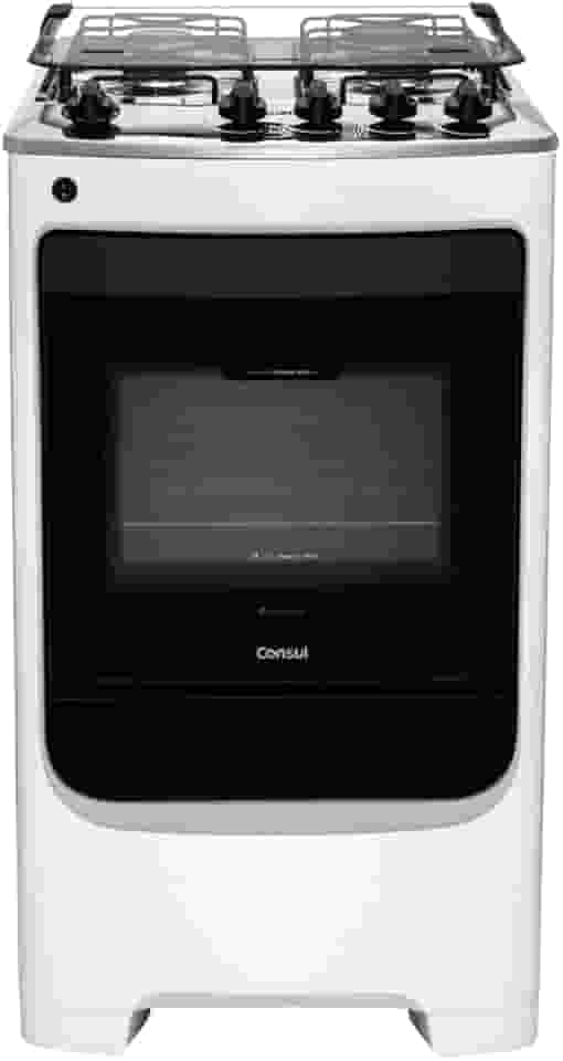 Fogão Consul 4 bocas Branco com acendimento automático - CFO4NAB