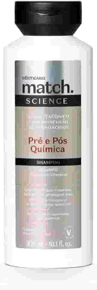 O BOTICARIO MATCH SCIENCE SHAMPOO PRÉ E PÓS QUÍMICA 300ml