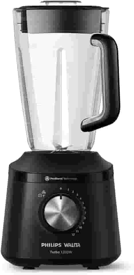 Philips Walita, Liquidificador Série 3000 Turbo, 110V, Preto, 1200W - HR2271/91