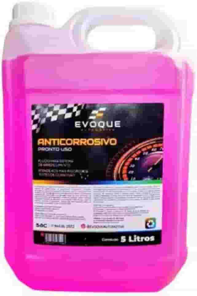 Aditivo Fluído Líquido Radiador Rosa Pronto Uso 5 Litros