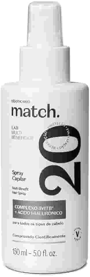 O Boticário, O BOTICARIO MATCH LAB MULTIBENEFICIOS SPRAY CAPILAR 150ml