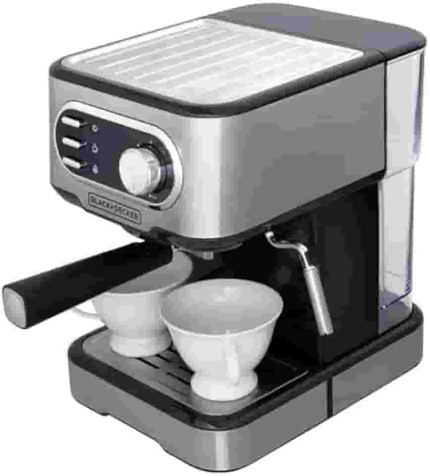 BLACK+DECKER Cafeteira Elétrica, Compatível com Cápsulas Nespresso e Dolce Gusto, Até 2 Xícaras de Café Simultâneas, 220 V, Modelo CE1100G-B2