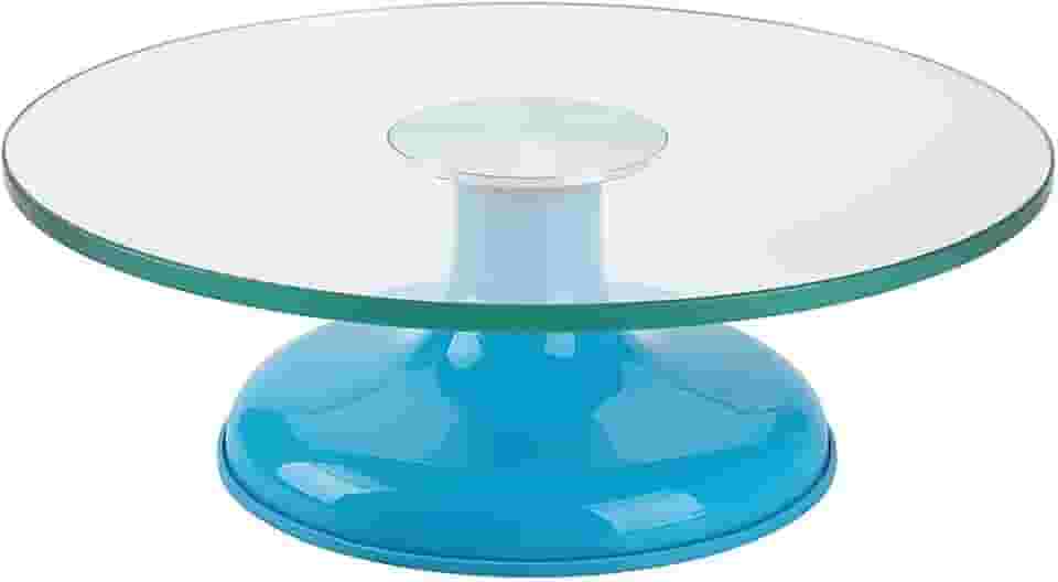 Bailarina Profissional de Vidro Temperado para Decoração de Bolos - SilverChef (Azul)