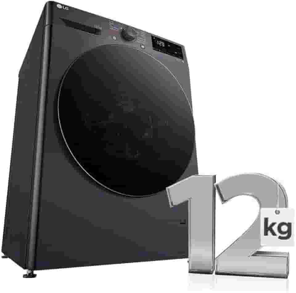 Lava e Seca Smart com Inteligência Artificial AIDD 12Kg LG VC5 CV3012MC5 Titanium (127, Volts)