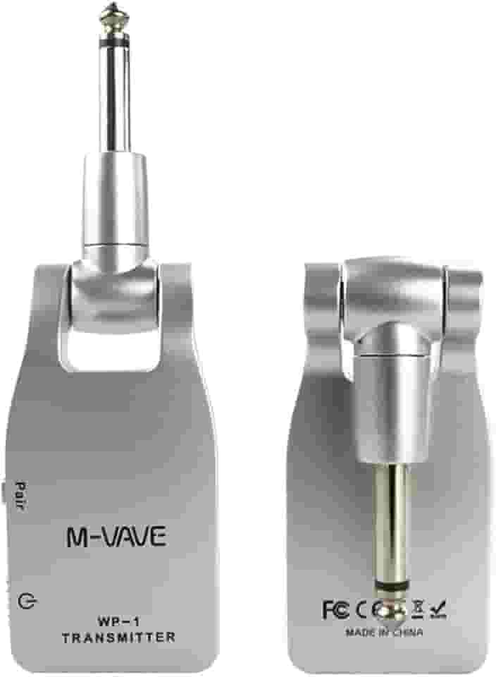 M-VAVE VEDO Sistema Sem Fio Profissional 2.4GHz para Guitarra e Baixo - Transmissão Digital 24bit/48KHz, Baixa Latência (<12ms), Alcance de 30m Bateria Recarregável 7.5h Compatível com Amplificadores