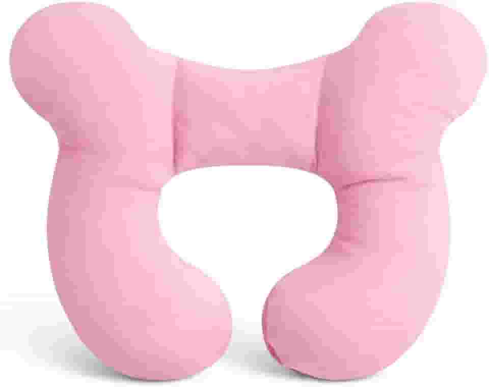 Almofada De Viagem Infantil Segura Cabeça Pescoço Criança (ROSA)