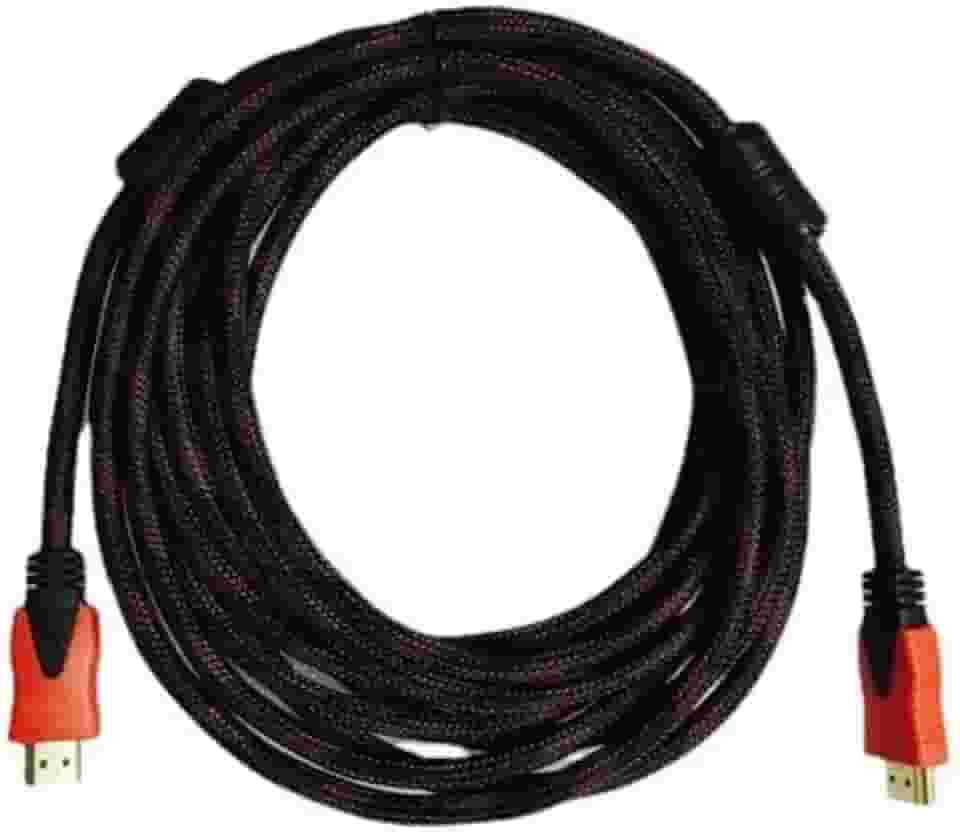 Cabo HDMI 10 Metros 4K UltraHD Gold HDR 3D 19 Pinos 2.0 1080p Full 1.4 Ultra 2.1 8K 19 Pinos HDR Blindado TV Alta 20 Velocidade