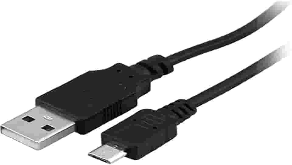 Cabo Micro USB V8 1,8 Metro Preto, 5+