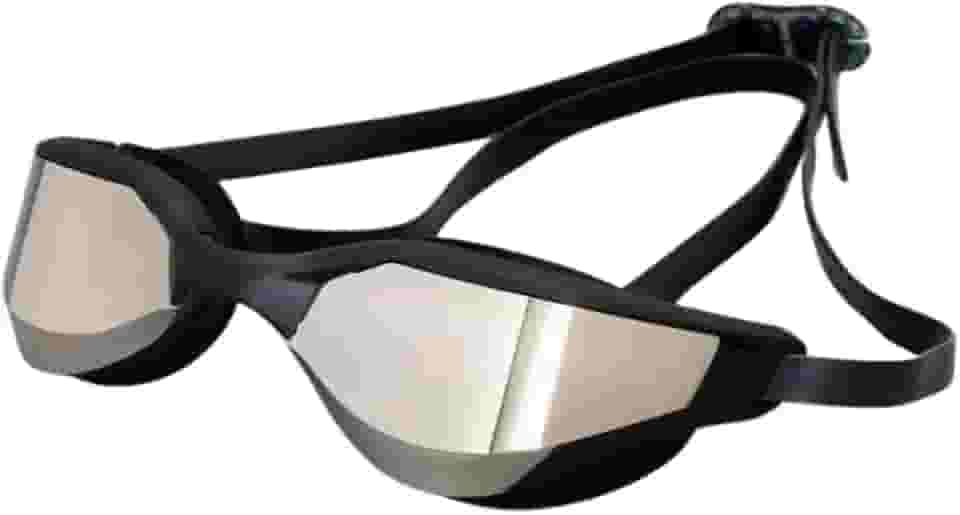 Óculos de Natação Espelhado Prata Leader Speed Pro com Proteção UV e Tratamento Antiembaçante