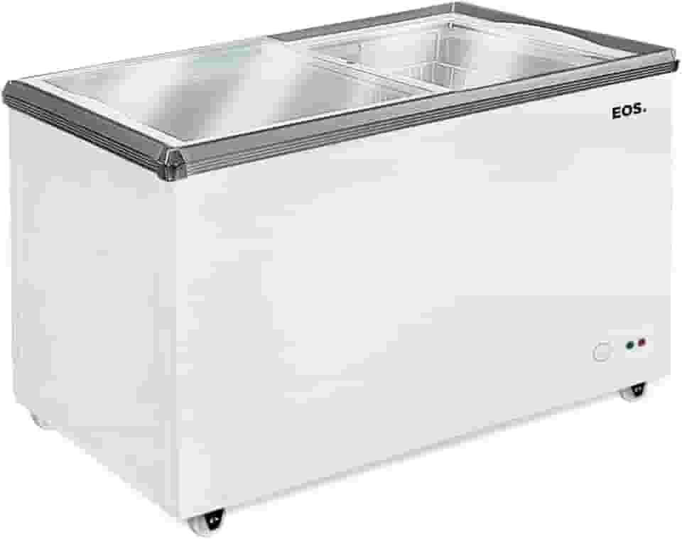 Freezer Expositor Horizontal Eos 320 Litros Dupla Ação Eeh400 110v