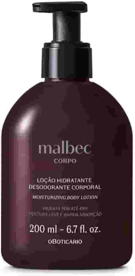 Loção Hidratante Desodorante Corporal Malbec 200ml