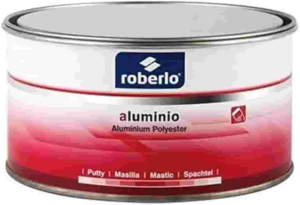 Massa Poliester Aluminio 1kg Roberlo