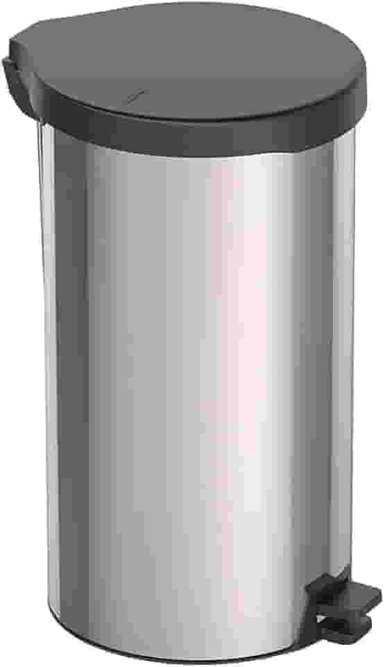 Lixeira Inox com Pedal New Tramontina com Acabamento Polido 20 L