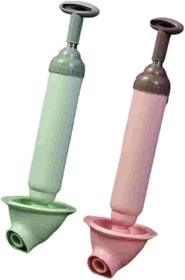 Desentupidor de alta pressão para vasos sanitários e pias com bomba de ventosa de borracha, operação manual