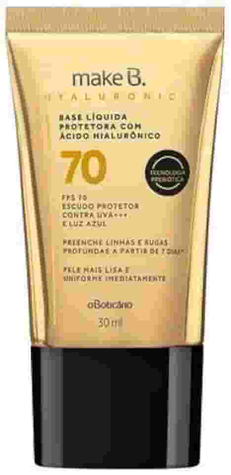Make B. Base Líquida Protetora Hyaluronic 70 Cor 15