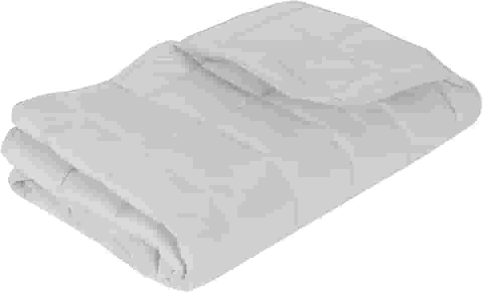 Edredom de Bebê Para Berço Micro Percal 400 Fios Cores Lisas (Branco)