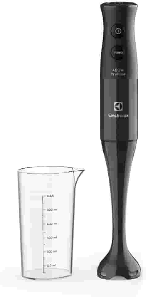 Mixer de mão Electrolux Preto 400W com Tecnologia TruFlow 1 velocidade função turbo EIB05 220V