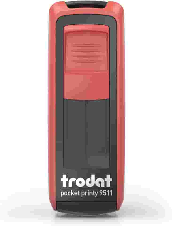 Carimbo De Bolso Trodat 9511 (Vermelho)