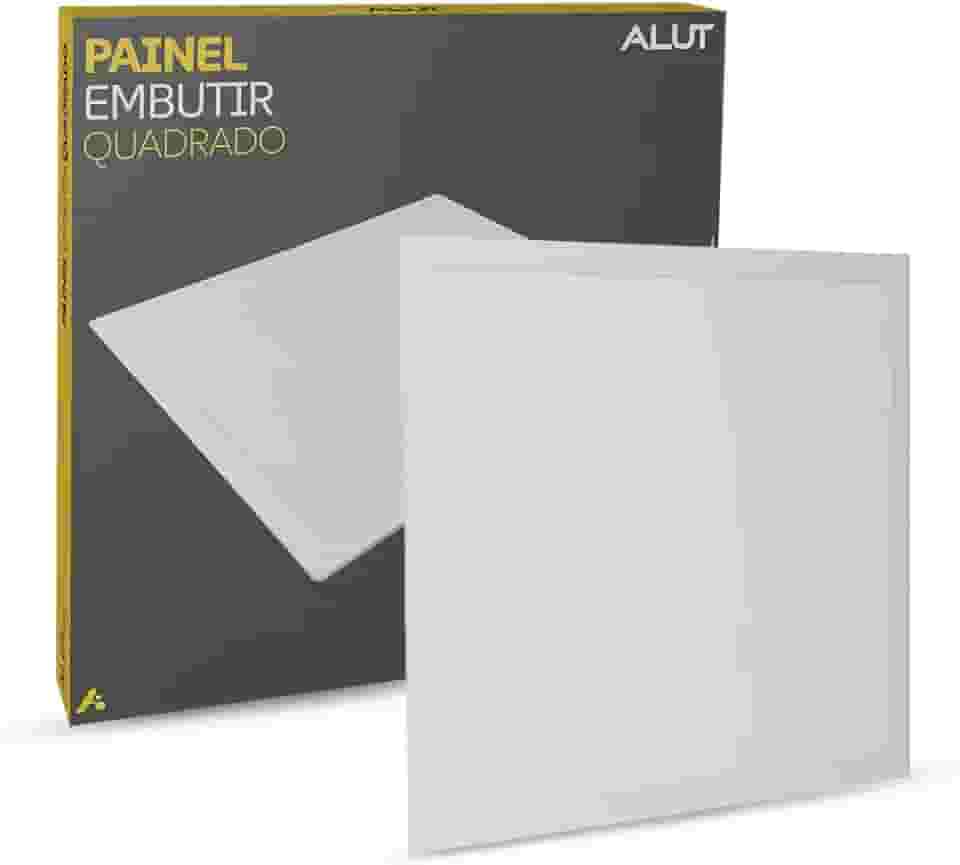 Painel Led Plafon 18w/25w/36w ou 50w 6500k Branco Frio 110v/220v Bivolt Embutir/Sobrepor Branco Alut By Avant (Embutir, 25w)