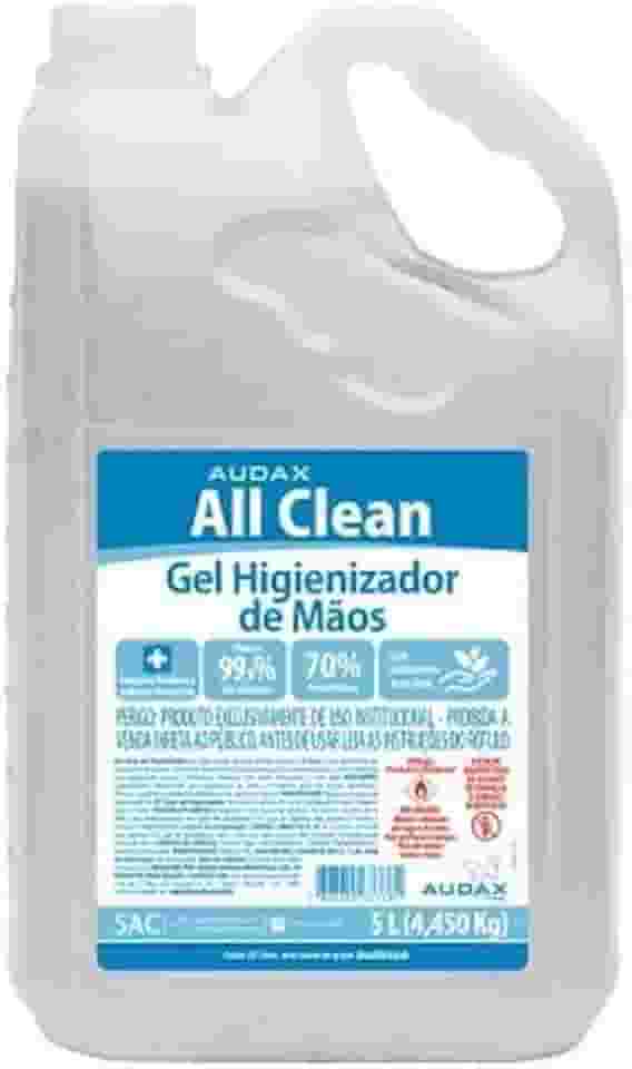 ALCOOL GEL 70% ALL CLEAN AUDAX 5L [GALAO 1 UN]