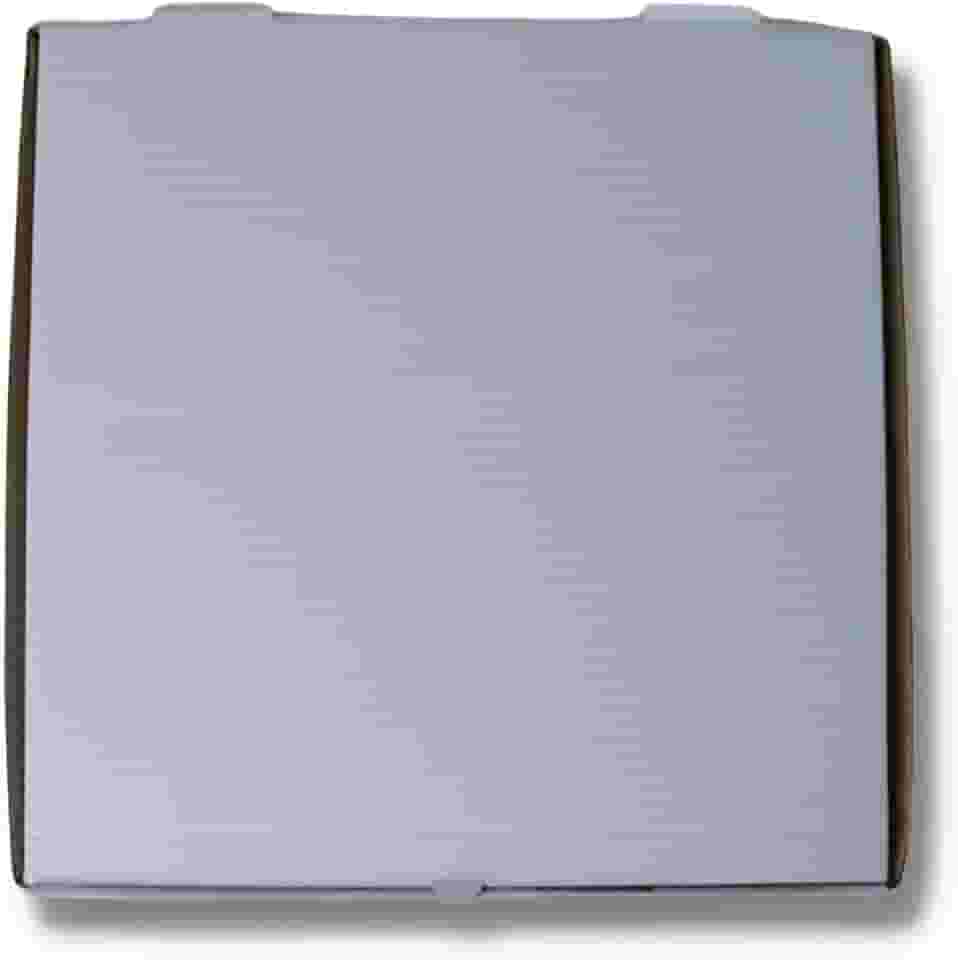 Embalagem Quadrada para Pizza Nº25 Lisa 25x25x4cm C/10 Un.