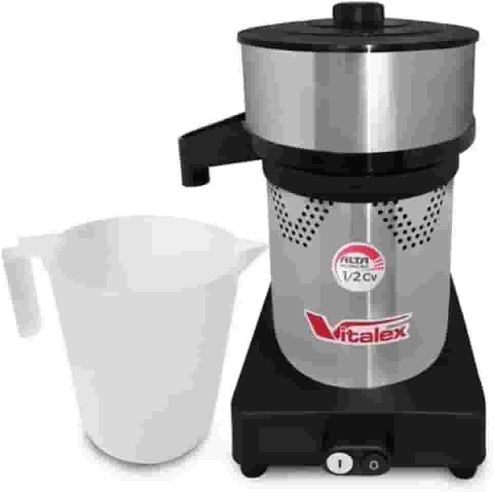 Espremedor De Laranja Limão Extrator De Suco Industrial Com 1/2 Cv (650w) Elétrico Em Inox 127/220v